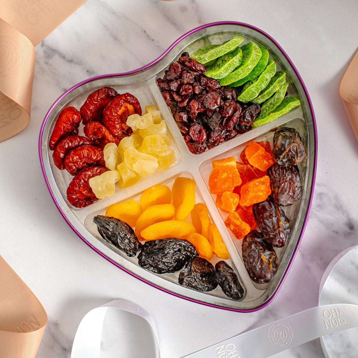 Gourmet Dried Fruit & Nut Gift Tin – Healthy Snack Assortment
