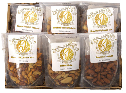 Gourmet Nut Lover’s Snack Box – Roasted Nuts & Honey BBQ