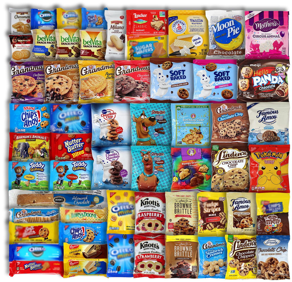 Cookie Variety Gift Box – 40 Individually Wrapped Packs