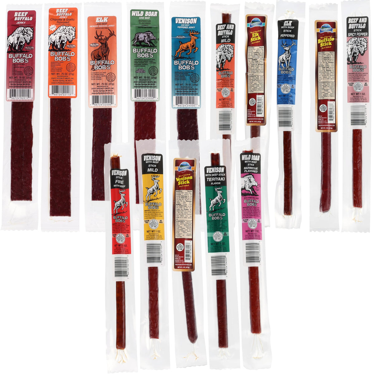 Gourmet Jerky Variety Pack – High-Protein Farm-Raised Mix