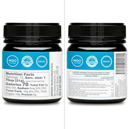 Raw Manuka Honey Duo – UMF 28+ & 26+, MGO 1450+ & 1282+