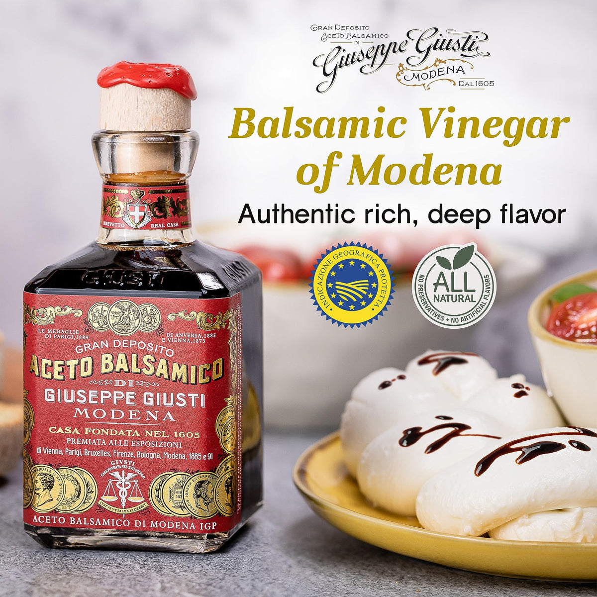 Rich Balsamic Vinegar of Modena IGP – 3 Gold Medals