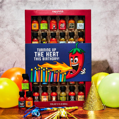 Thoughtfully Gourmet, Master Hot Sauce Collection Sampler Set, Set of 30