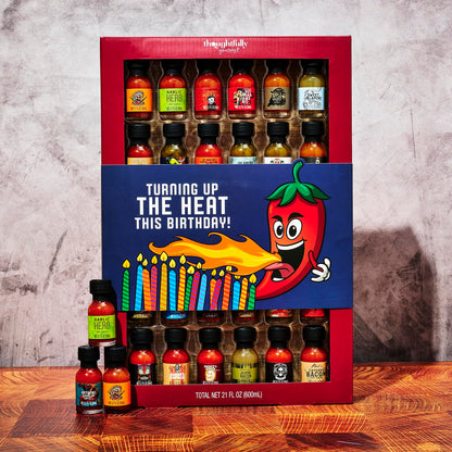 Thoughtfully Gourmet, Master Hot Sauce Collection Sampler Set, Set of 30