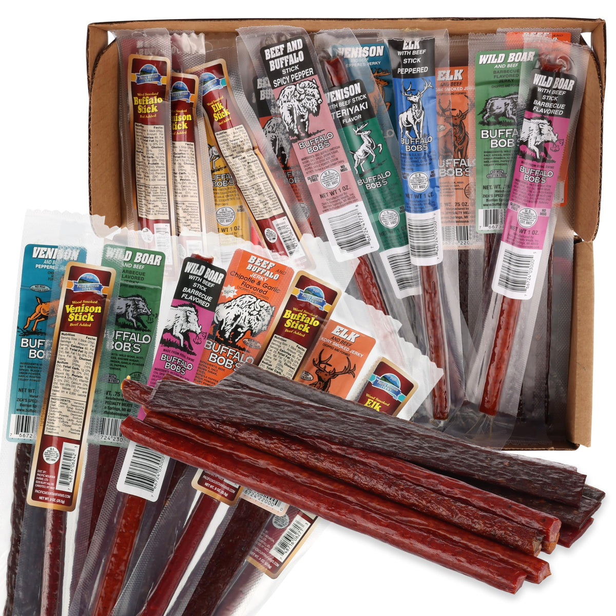 Gourmet Jerky Variety Pack – High-Protein Farm-Raised Mix